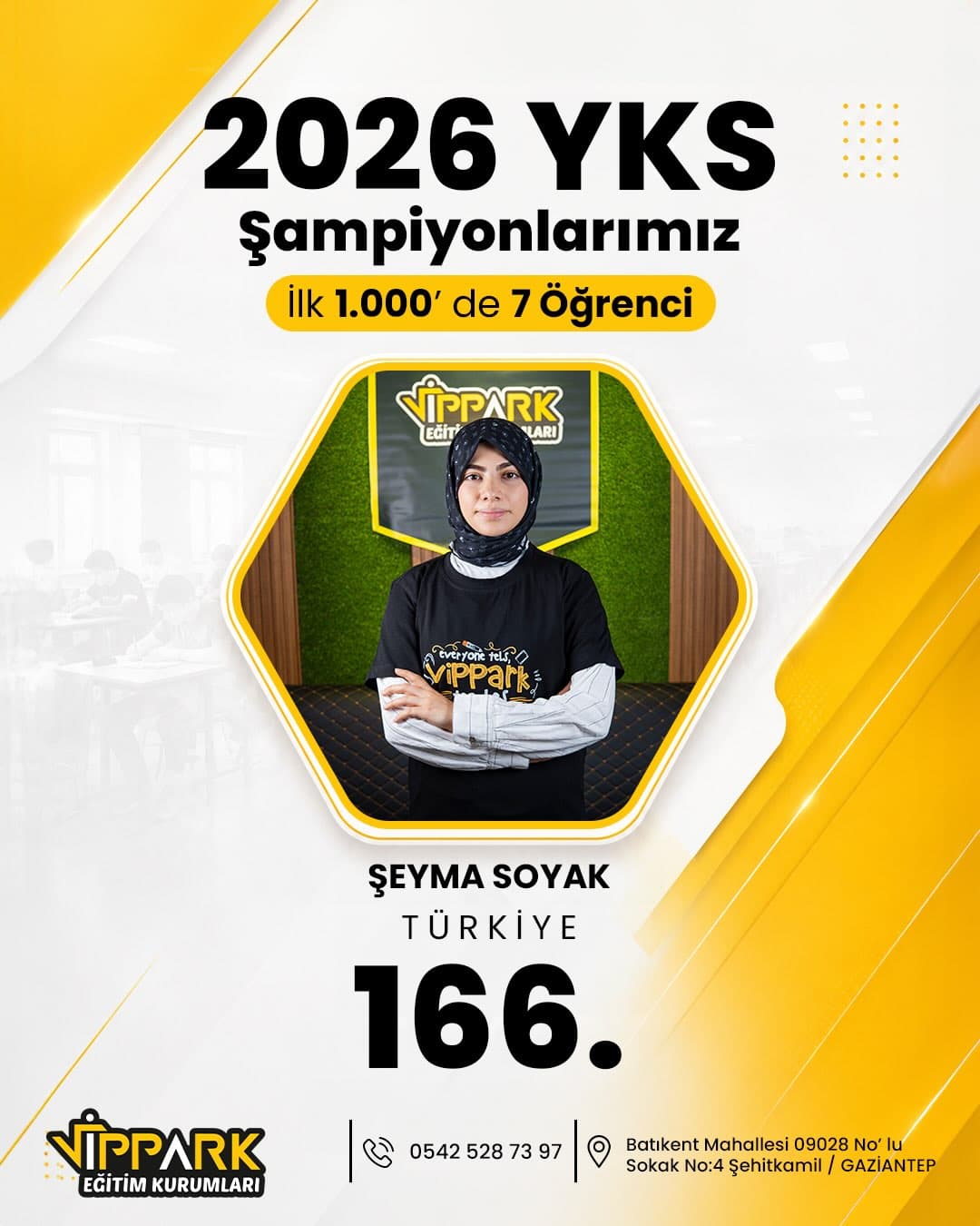 ŞEYMA SOYAK — Türkiye 166'sı